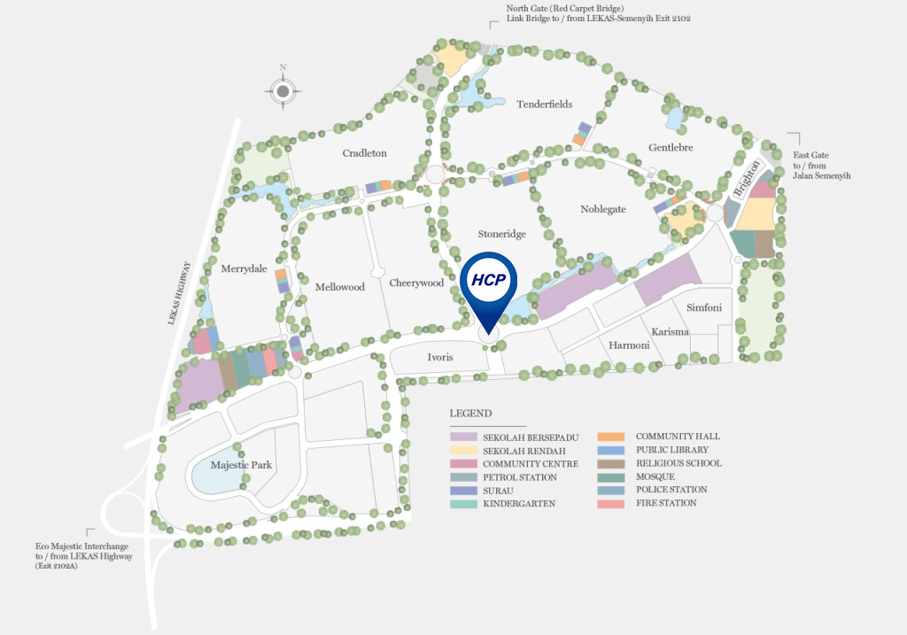 马来西亚 士毛月大型住宅区景观喷水池