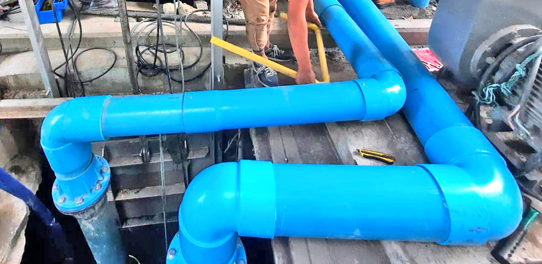 泰国曼谷 小区住宅防洪排水设备更新