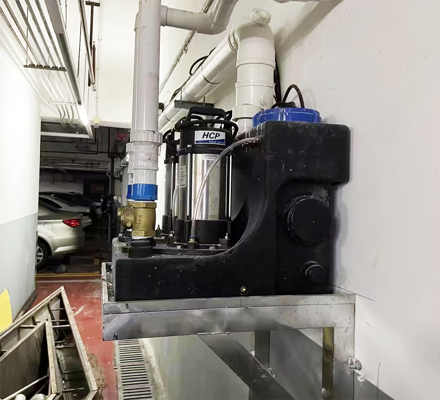 中国上海 松江区大厦地下室污水提升项目